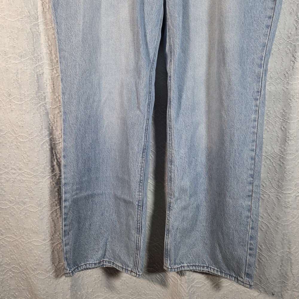 PacSun 90s Boyfriend Jeans Womens 33S Light Blue Distressed High Rise Relaxed - Picture 3 of 12